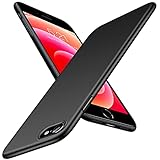 TORRAS Ultra Dünn für iPhone SE 2020/8/7 Hülle mit (2 Schutzglas) Stoßfest Unzerstörbare iPhone SE Hülle/iPhone 8 Hülle/iPhone 7 Hülle Exzellente Kratzfestigkeit Hülle iPhone SE 2020/8/7-Schw