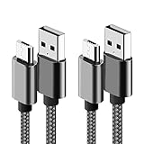 Android-Ladekabel, 3 m, extra lang, schnelles Micro-USB-Ladekabel für Samsung Galaxy Note 4/5 J4 J5 Plus/Prime/Edge, Moto E4 E5 Go Cruise Supra, Motorola G5 G4 G6 Play, Droid Turbo 2, PS4