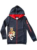 SkyBrands Paw Patrol Kapuzenpullover Jungen Blau [Baumwolle] Kinder Oberteil Paw Patrol Kleidung Junge Sweatshirt Sweater Bekleidung Mit ÖKO TEX Standard Größe 134/140