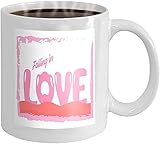 Kaffeebecher, 325 ml, Slogan-Design, Liebeskonzept, Werbung, Abdeckung, Slogan-Design, Liebeskonzept, Werbung, Cover, Banner, Neuheit, T