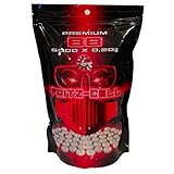 WEILAX Airsoft Softair Kugeln Fritz-Cell Premium BBS 6 mm 0,20g Beutel 5000 Stück