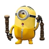 Minions GMD96 - ,,Minions: Auf der Suche nach dem Mini-Boss', Kung Fu Stuart Actionfigur, ca. 10 cm, Filmfigur-Spielzeug mit Nunchaku, Geschenk für Kinder ab 4 J