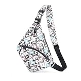 OSOCE Umhängetaschen Herren Wasserfeste Bauchtasche Mehrere Taschen Schultertasche Anti-Diebstahl Sling Bag Crossbody Tasche Rucksack für Männer und Frauen Herren und D