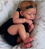 BEIAKE 20 Zoll Lebensechte Baby Wiedergeborene Kleinkinderpuppen Neugeborene Puppen, Die Realistisch Aussehen Kinder Weihnachten Geburtstagsgeschenk Für Alter 3+,C,50CM