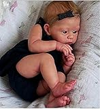 BEIAKE 20 Zoll Lebensechte Baby Wiedergeborene Kleinkinderpuppen Neugeborene Puppen, Die Realistisch Aussehen Kinder Weihnachten Geburtstagsgeschenk Für Alter 3+,C,50CM