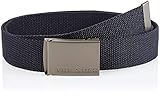 Urban Classics Unisex Canvas Belt G rtel, Navy, Einheitsgröße EU