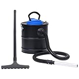vidaXL Aschesauger mit Rohr Bürste HEPA-Filter Verlängerungsrohr Kaminsauger Heißsauger Grill Sauger Ofensauger Feinfilter Rußsauger S