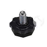 Set mit 4 Füßen für Waschmaschinen von Beko, Farbe schwarz, Gummi (Originalprodukt von Beko)