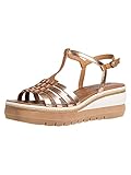 Tamaris Damen Sandalette 1-1-28309-26 499 Gold normal Größe: 40 EU