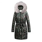 Mymyguoe Winterjacke Jacke Damen Winter Herbst Übergangsjacke Schwarz Winterparka Parka Plüsch Mantel Fleecemantel Fleecejacke Steppjacke Steppmantel Plüschmantel W