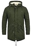 !Solid Darnell Herren Winter Jacke Parka Mantel Lange Winterjacke gefüttert mit Teddy-Futter und Kapuze aus 100% Baumwolle, Größe:3XL, Farbe:Rosin (3400)