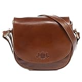 SID & VAIN Umhängetasche echt Leder Brighton klein Crossbody Bag Laptop Schultertasche Ledertasche Damen b