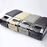 shanhua Armlehnen Für Peugeot 206 207 2006-2013 Armlehnebox Mittelkonsole Mit Staufach Mittelarmlehne Schwarz Leder Schwarz L