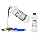 Home Profis® HPBP-500 Poolfarbe für Wand & Boden (bis zu 5m²) – 2K Epoxidharz wasserdichte Schwimmbadfarbe, RAL 5012 Lichtblau, Betonfarbe Schwimmbadlack Swimmingpoolfarbe Teichfarb