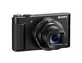 Sony DSC-HX95 Kompakte digitale 18,2 MP Kamera mit 24-720 mm Zoom und 4K-Aufnahme, Schw