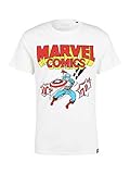 Recovered T-Shirt Marvel Comics Captain America Japan - L - Weiß