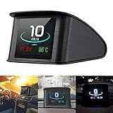 Coomir P10 Auto HUD Head up Display Auto HUD Display Intelligente Digitale Tachometer LCD Display OBD 2 Scanner Diagnosewerkzeug GPS Smart mit Überdrehzahlalarm Voltmeter Warnung