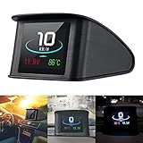 Coomir P10 Auto HUD Head up Display Auto HUD Display Intelligente Digitale Tachometer LCD Display OBD 2 Scanner Diagnosewerkzeug GPS Smart mit Überdrehzahlalarm Voltmeter Warnung