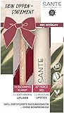 SANTE Naturkosmetik Geschenk-Set Lippenstift & Lipliner, Mit Moisture Lipstick und Mineral Lipliner, Für Statement-Liebhaber, Mit Bio-Sheabutter, 6