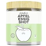 Apfelessig Shot - Trinkpulver - 80 Portionen pro Dose - Natürliche Zutaten - aus Apfelessig naturtrüb mit Mutter - wirkungsvolle Alternative zu Apfelessig Kap