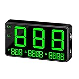 Dogggy Großbild 4,5 Universal Auto Hud Head-up Display Digital GPS Tacho Auto Geschwindigkeitsanzeige über Geschwindigkeit Alarmanlage Universal Bike Motorrad LKW