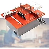 Tragbare Tischkreissäge ， Multi-Winkel-Schnitt Mini-Desktop-Kreissäge, DIY-Modell-Tischsäge, Dual-Motoren, Schnitttiefe 0-30mm, stufenlose Geschwindigkeitsregulierung, doppelmotorisches Design ， Holzb
