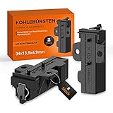 Motorkohlen 2 Stück Ersatz für AEG 400602015/2 Kohlen Kohlebürsten für Sole-Motoren inkl. Halterung Ersatzteile Zubehör für Waschmaschinenmotor Waschmaschine Waschtrock