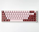 2Duck Darling 02 Keycap Set, 127 Tasten Cherry/OEM Profile DYE-SUB Japanese Anime PBT Rosa Keycaps for Cherry MX Switch Benutzerdefinierte Mechanische Gaming Tastatur (Color : OEM)