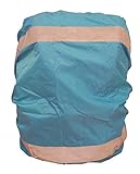 EANAGO Premium Regenschutz/Regenüberzug für Schulranzen, Rucksack, Fahrradtaschen. 100% wasserdicht (Blau)