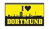 Dortmund - I Love Dortmund Fahne (F73) - 90x150