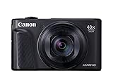 Canon PowerShot SX740 HS Digitalkamera (20,3 MP, 40-fach optischer Zoom, 7,5cm (3 Zoll) Display, DIGIC 8, 4K Ultra HD, HDMI, WLAN, Bluetooth, Blendenautomatik, Zeitautomatik), schw