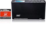 Anadol 4in1 IDR-1 Radio - tragbares Internetradio - DAB / DAB+ Digitalradio FM/UKW fähig - Bluetooth-Lautsprecher & Wifi - tragbares Dual digital Radio integrierter Akku - Kopfhöreranschluss - schw