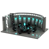 GUDA Star Wars Szenen Bausteine,740 Teile Star Wars Serie Death Star Konferenzraum Todessterns Architekturmodell Bausteine Set,Kompatibel mit Lego - Kein Licht kommt mit 4 Star Wars Minifig