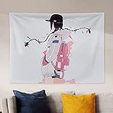 Kawaii Raumdekor Anime Tapisserie Wandbehang Wanddecke Wandteppiche Abdeckungen Cool Girl Schlafsaal BedHead Dekor Stoff A2 150x130