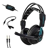 MEDION ERAZER Mage P10 Gaming Headset (Kabelgebunden, integriertes Mikrofon, Lautstärkeregler und Stummschalter, Over Ear, 3,5 mm)