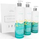 Ezero Curly Hair Product - Curly Girl Methode Produkte Mit Locken Shampoo Curly Hair (No-Poo), Curl Cream Haarmaske Und Leave In Conditioner Curly Hair - Locken Produkte - Veg