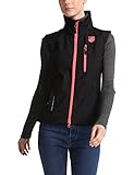 RTS Damen Piaffe Softshell Weste, Schwarz/Dubarry, XS