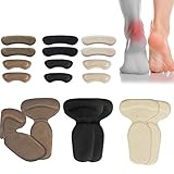 (18 Stück)Fersenkissen-Fersengriffe/High Heel Pads Einsätze,wiederverwendbarer Fersenschutz am besten für lose Schuhe,Fersenrutsche,Blasen,Fersenreiben und Fersenschmerzlinderung Bunion C