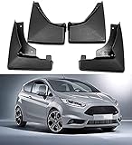 4 X Schmutzfänger für Ford Fiesta Mk7 Hatchback 2009-2016, Auto-Kotflügel Front Hinterrad Gummi-Spritzschutz mit Schraube, Molded Vollschutz Dekorations ZubehöR