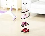 Kinder Schuhregal,GUOYI®Kreativ Drehen Schuhregal Aufbewahrungsregal Dreidimensional Karikatur Kinder Schuhregal(Panda)