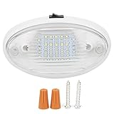 Deckenleuchte, 12 V, 400 lm, LED-Deckenleuchte, hohe Helligkeit, Innenlampe für Auto, Wohnmobil, Yacht, Boot, Anhäng