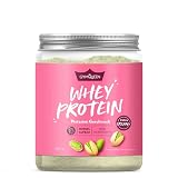 GymQueen Whey Protein-Pulver Pistazie 500g, Protein-Shake für die Fitness, Whey-Pulver kann den Muskelaufbau unterstützen, Hochwertiges Eiweiss-Pulver mit 73g Eiweiß, ohne Zuck