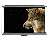 Kreative Aufbewahrungskoffer, Tier Wolf Augen Schutz Credit Visitenk