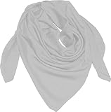 Harrys-Collection Damen Herren Baumwolltuch in vielen Farben 100 x 100 cm, Größen:Einheitsgröße, Farben:w