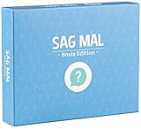 Sag mal.. Basis Edition - Ein Fragespiel für Erwachsene und die ganze Familie / Aufschlußreiche Fragen für alle, die mehr wollen als Smalltalk / Kartenspiel als Familienspiel für tollen Gesp