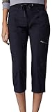 Lee Damen Relaxed Fit Margeaux Knit Waist Cargo Capri Pant Unterhose, schwarz, 50