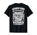 Mechaniker T-Shirt: Neugierig, Geschickt Und Schlau T-S