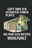 GOTT UND ICH SCHUFEN EINEN PLATZ: Terminplaner für 2023. Geeignet als Kalender, Notizbuch und Tagebuch mit 120 S
