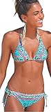 Bademode Buffalo Damen Triangel Bikini (türkis, 34A/B)