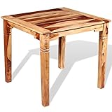 Massivholz Esstisch Schreibtisch Stehtisch Bistrotisch Beistelltisch Küchentisch Partytisch für Wohnzimmer Schlafzimmer Küche 82x80x76